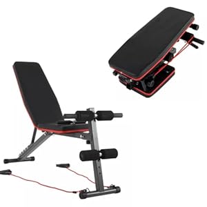 Adjustable Weight Bench Full Body Workout Multi-Purpose Foldable Incline Decline Exercise Workout Bench for Home And Outdoor Gym