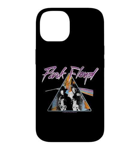 Coque Pink Floyd iPhone 14 Prism Distressed - Idée Cadeau Idéale pour Fan de Rock