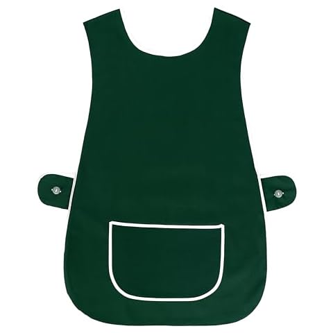 LINEN CLOSET Unisex Tabard Apron with Pockets Cover