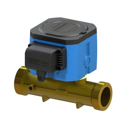 液体流量計、超音波水量計 DN15 DN20 DN25 DN32 DN40 デジタル水流計 IP68 防水スレッド接続 銅流量計カウンター LCD ディスプレイ(DN20)