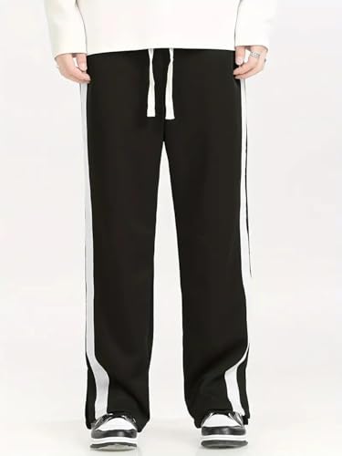 Image of Mehrang Casual Trouser Pants for Men | Loose Fit Baggy Style | Korean Style Track Pant | Stylish Fit Relaxed Cargo Pant with Side Pockets (Gym | Walking | Casual)