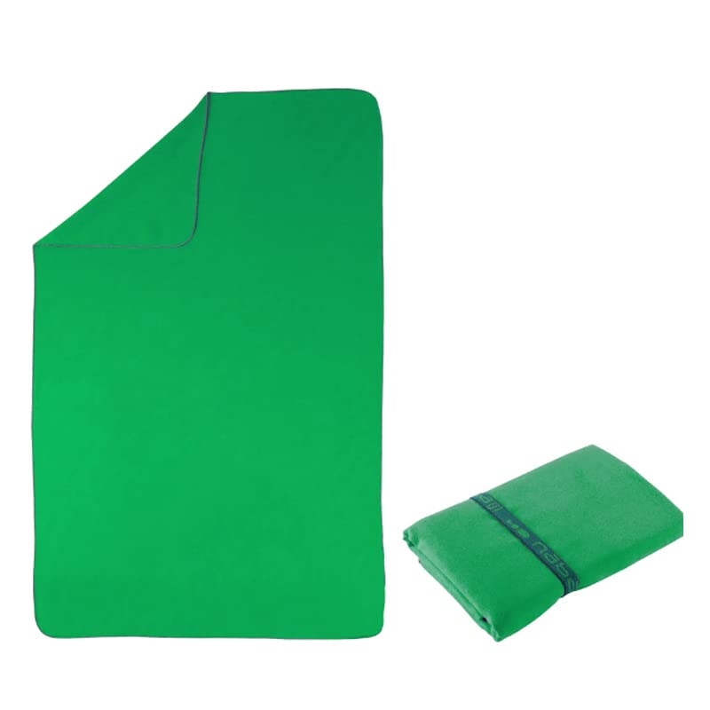 Image of Quick Dry Microfibre Towel for Hand Face Bath (Large, Sea Green) 80X130cm Size
