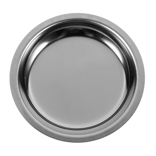 HOLIDYOYO Porta Bustine Di Tè in Acciaio 304 Piattino Porta Bustine Di Tè Medio Anti-goccia Accessorio Per Uso Domestico e Bar Leggero e Resistente