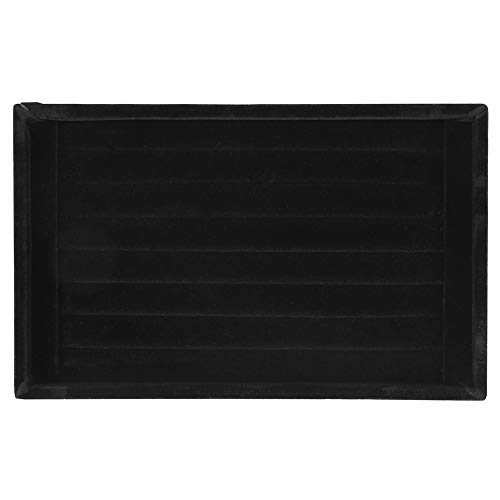 Tbest Presentoir Bague,Exhibidor De Aretes,Boite Rangement Bague, Porte Bague, Présentoir À Bagues en Velours, Anneau présentoir Fente Mode Bijoux Support...