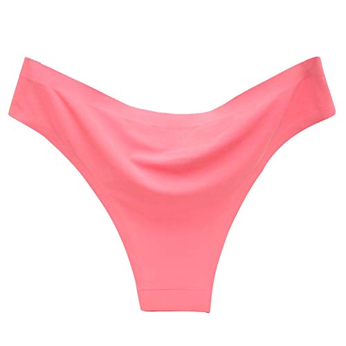 Vresqi Underwear Women Hipster Seamless Invisible Bikini Half Back Coverage Panties 5 Pack (M/Us Xs 0-2) #TOP5