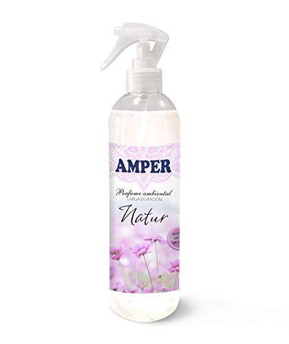 Ambientador Pulverización Fina. Larga duración. Aroma floral. NATUR (NATUR, 500 ml) Cover