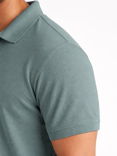 Image of Premium Cotton Pique Polo T-Shirt for Men | Half Seelves Regular Fit | Polo Neck - Ultra-Soft Breathable Fabric | Moisture Wicking