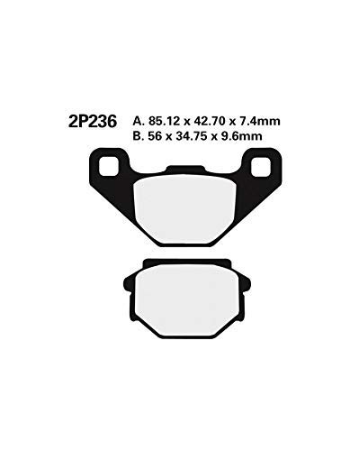 Plaquettes de frein Nissin 2P-236ST-MX métal fritté pour maîtriser les pistes de cross