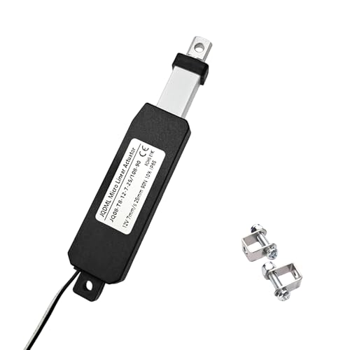 Actionneur linéaire micro 12V à course 2.5cm et mini vérin électrique IP65