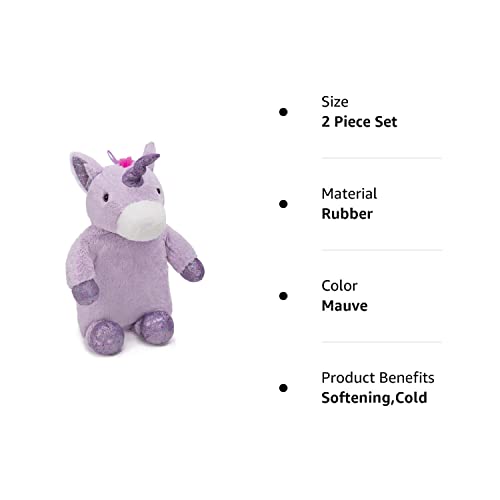 Hometop Premium Classic Rubber Hot Water Bottle With Cute Unicorn Cover (2L, Purple) #TOP7