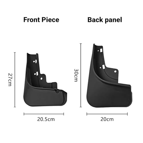 Guardabarros para Tesla Model S 2022+ protectores contra salpicaduras juego completo 4