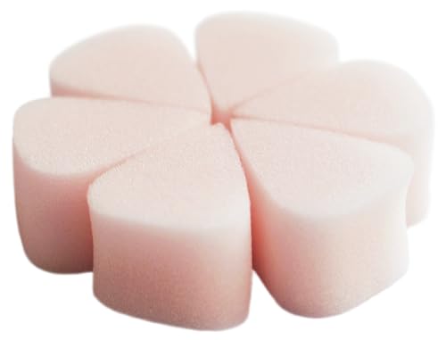 Eulenspiegel - 990193 - Eponges à effets, 6 pièces, en forme de coin, éponge à maquillage pour carnaval, Halloween, body painting