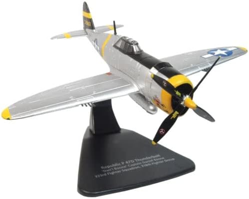 Republic P-47D Thunderbolt Fighter Plane USAAF 333rd Fighter Squadron, 318th Fighter Group 172 Modelo de avión fundido a troquel por Oxford Diecast