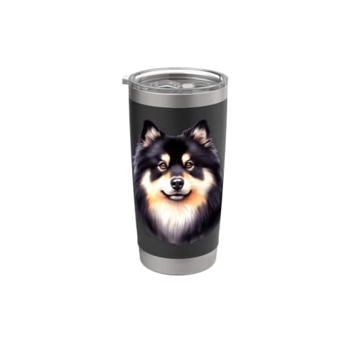 Finnish Lapphund Dog Stainless Steel Insulated Tumbler