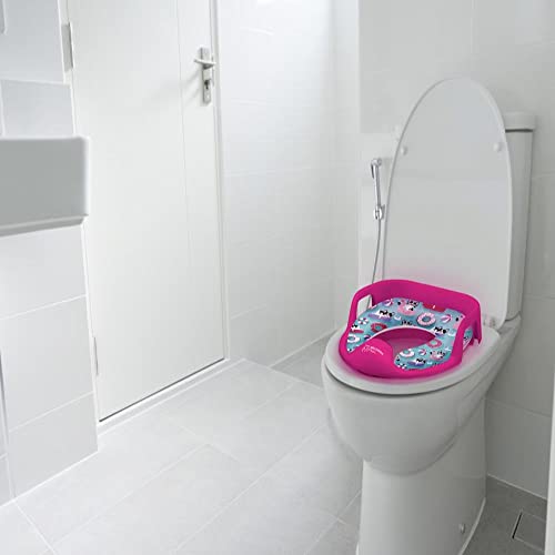 Redutor de Assento com Al�a e Costas Poop-A-Doop +18m Rosa Multikids Baby - BB1048
