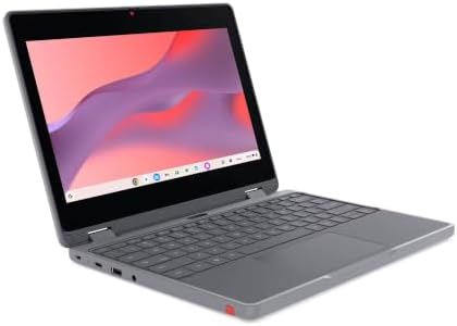 Lenovo Chromebook 500e Gen 5 M89 83TA0002US 11.6" Touchscreen Convertible 2 in 1 Chromebook - HD - 60 Hz - MediaTek - 4 GB - 64 GB Flash Memory - English (US) Keyboard - Luna Gray