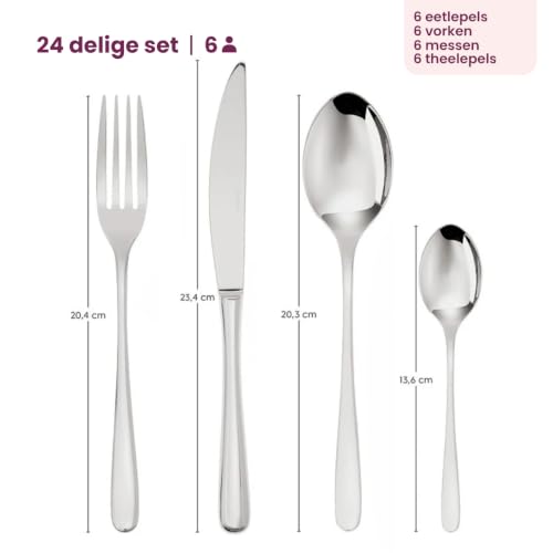 SAMBONET - 24 sztuk Us_ugi monoblok Smak PVD Mied_