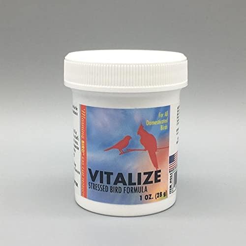 Morning Bird Vitalize, Supplement for Sick, Injured, or Stressed Caged Birds; Dehydration and Exhaustion Treatment for Parakeets,…