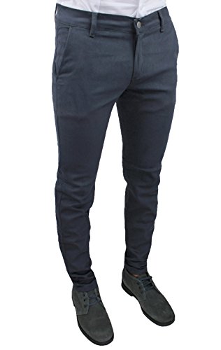 Pantaloni Uomo C. Battistini Jeans Grigio Scuro