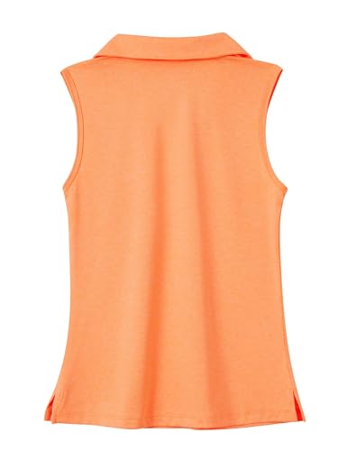 Image of Willit Girls' Sleeveless Polo Shirts Golf Tennis Polo Lightweight Shirts Quick Dry