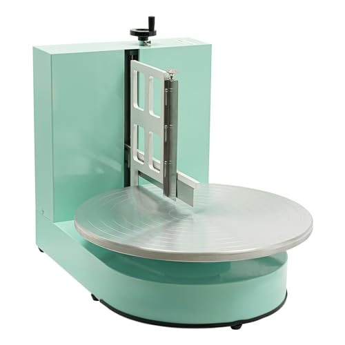 200W Cake Decorating Machine, Automatic Cream Spreading Machine, Electric Cake Cream Spreading Casting Machine for 4 to 16 Inches Cake DIY (Green)