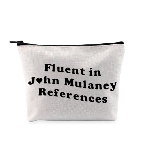 G2TUP Bolsa de maquiagem inspirada em John M Fluente em John M Bolsa de cosméticos para fãs de comédia stand-up S-NL para fãs de comédia, Fluente em John M MB