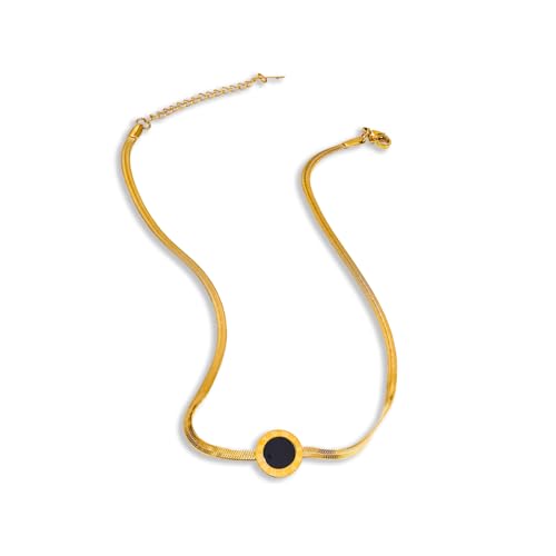 Image of Rubans Demi Fine Stainless Steel Pendant Chain Daily Gift for Women & Girls