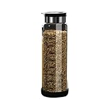 Tidevib Gewürzflasche aus Glas für die Küche, Gewürzaufbewahrung, 250 ml/350 ml, lebensmittelechtes Glas mit präziser Dosierung, kompaktes Design für Salz und MSG