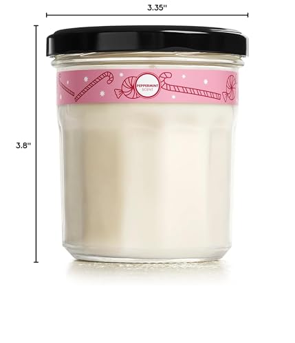 Image of Mrs Meyer's Candle Peppermint with Sleeve (7.2 Oz, Pack - 1)