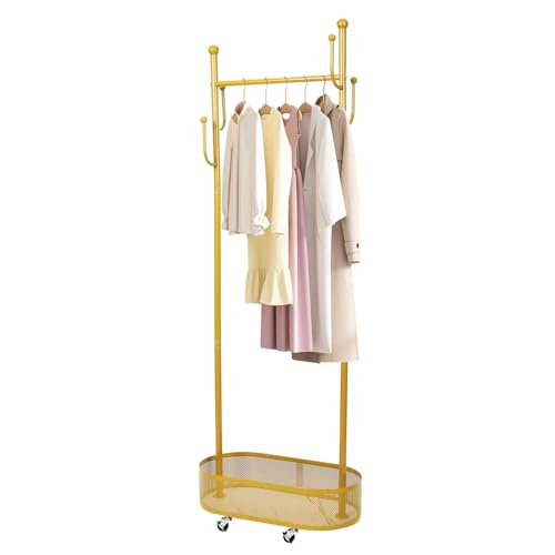 Donened: Perchero de pie con estante inferior