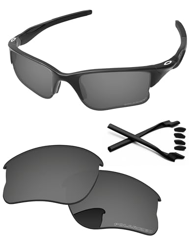 Image of Replacement Lenses & Rubber Kits for Oakley Half Jacket 2.0 XL OO9154 62mm - Precise Fit, UV Block, Impact Resistant