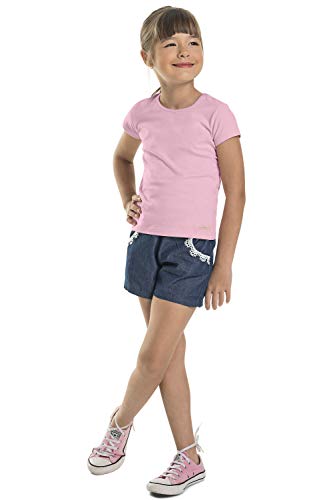 Manga Curta Em Cotton Quimby, Quimby, Blusa Infantil, 14, Modelo com mangas curtas.