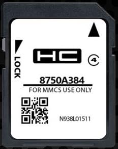 Carte SD Navigation GPS - Europe - 2025.A Compatible avec Mitsubishi - MMCS W11 W12 (A384)