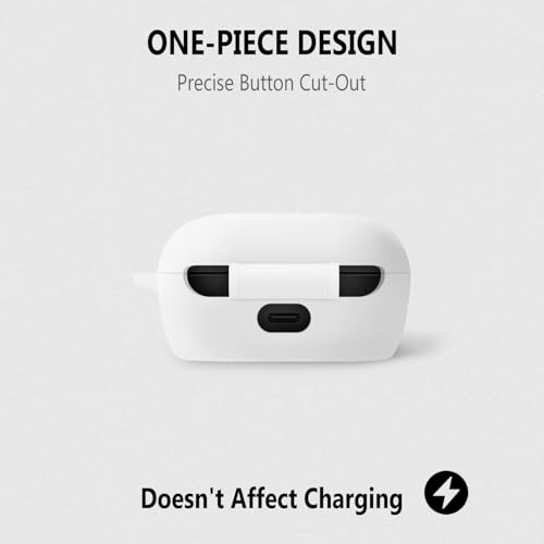 Image of WELFO Soft Silicone Case Cover for Bosee New QuietComfort (2024) (White)