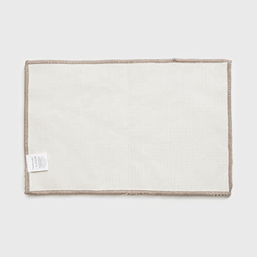 Image of Home Centre Pristine Beige Textured Bath Mat - 40x60cm
