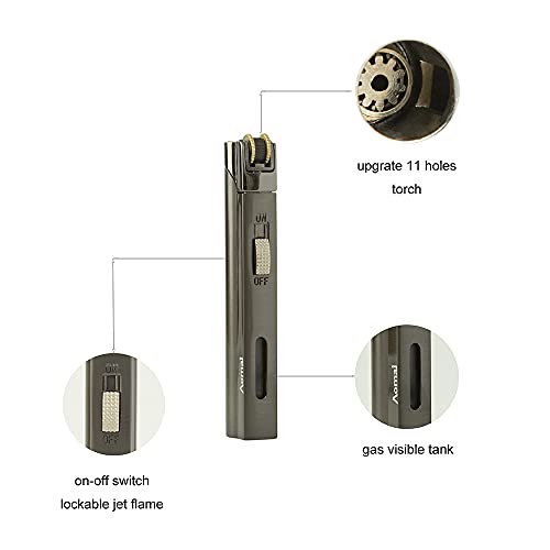 Pack de 5 Encendedores de Mecha de Soplete con Butano miniatura 2