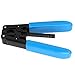 KoovDem Fiber Optic Stripper Coating Stripping Pliers Wire Cable Industrial Power Hand Tool Reinforced with Scale Cuts Steel Wire in Cable Can Be Cut Horizontally Or