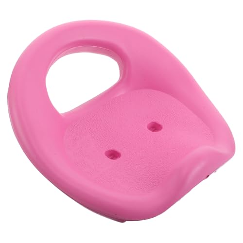 Asiento de bicicleta infantil rosa de plástico resistente y plegable Artibetter