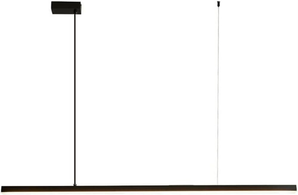 CUNTO Lampadario Moderno a Strisce LED dimmerabili 3 Colori, Illuminazione a Sospensione lineare con Finitura in Ottone Spazzolato per tavoli da Pranzo, Isole da Cucina, apparecchi da soffitto