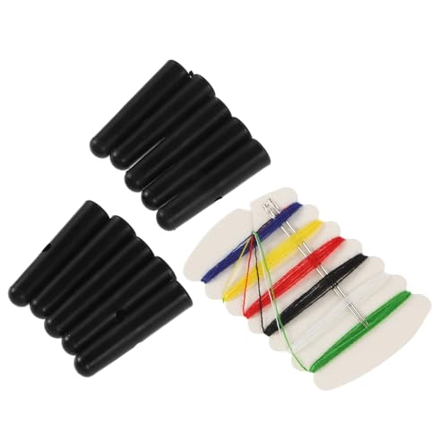 MINAOLULUS 10個 折りたたみ傘用黒色プラスチック製テールビーズ径 耐久性骨カバー 傘修理アクセサリー 簡単取り付け傘部品補修用