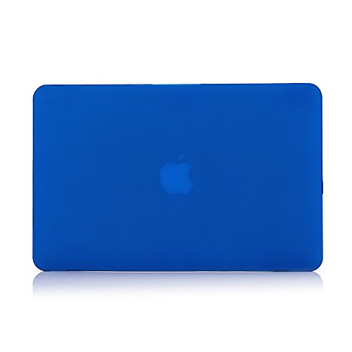 Ruban Case Compatible With Macbook Air 13 Inch (Models: A1369 & A1466, Older Version 2010-2017 Release), Slim Snap On Hard Shell Protective Cover And Keyboard Cover, Navy Blue #TOP2