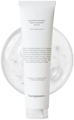 Transparent Lab Blemish Control BHA Cleanser pH 3.5 Limpiador Fac...