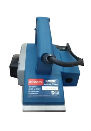 Image of DongCheng Electric Planer DMB82, 500W, 82mm Planing Width, 1mm Depth, 16000rpm, Ergonomic Handle, Aluminum Base Plate