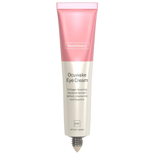 facetheory Ocuwake Eye Cream - Vitamin C Eye Cream, Under Eye Cream, Reduce Eye Bags, Brightens Under Eyes, Manufactured Fragrance-Free, Vegan & Cruelty-Free, Made in UK | 30ml