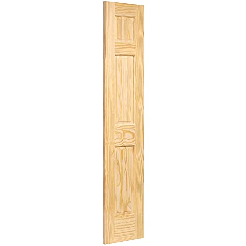 6-Panel Solid Pine Interior Door Slab (18X80) #TOP5