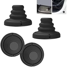 4 PCS Car Silicone Cushion Pads, Airbag Shock Absorber, Car Door Anti-Collision Buffer, Universal for Cars Trucks Black