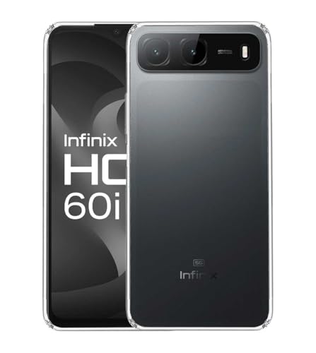 Image of Soft Silicone TPU Flexible Back Cover Compatible with Infinix HOT 60i 5G