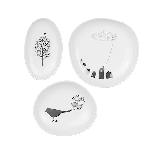 Räder Wonderland Decorative Mini Bowl Set - Houses & Birds