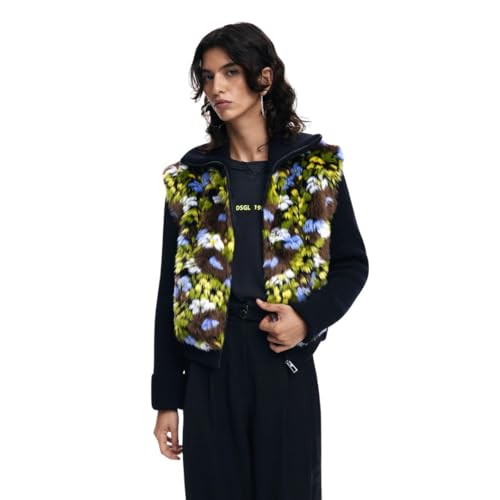 Fausse fourrure Desigual femme veste tissée luxe et douceur