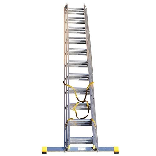 Ausziehleiter mit 3 Elementen und integrierter Stabilisierung, 7,11 m (7.11m)